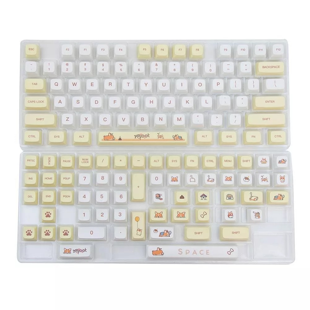 CORGI XDA 138 nút bàn phím cơ Thick PBT
