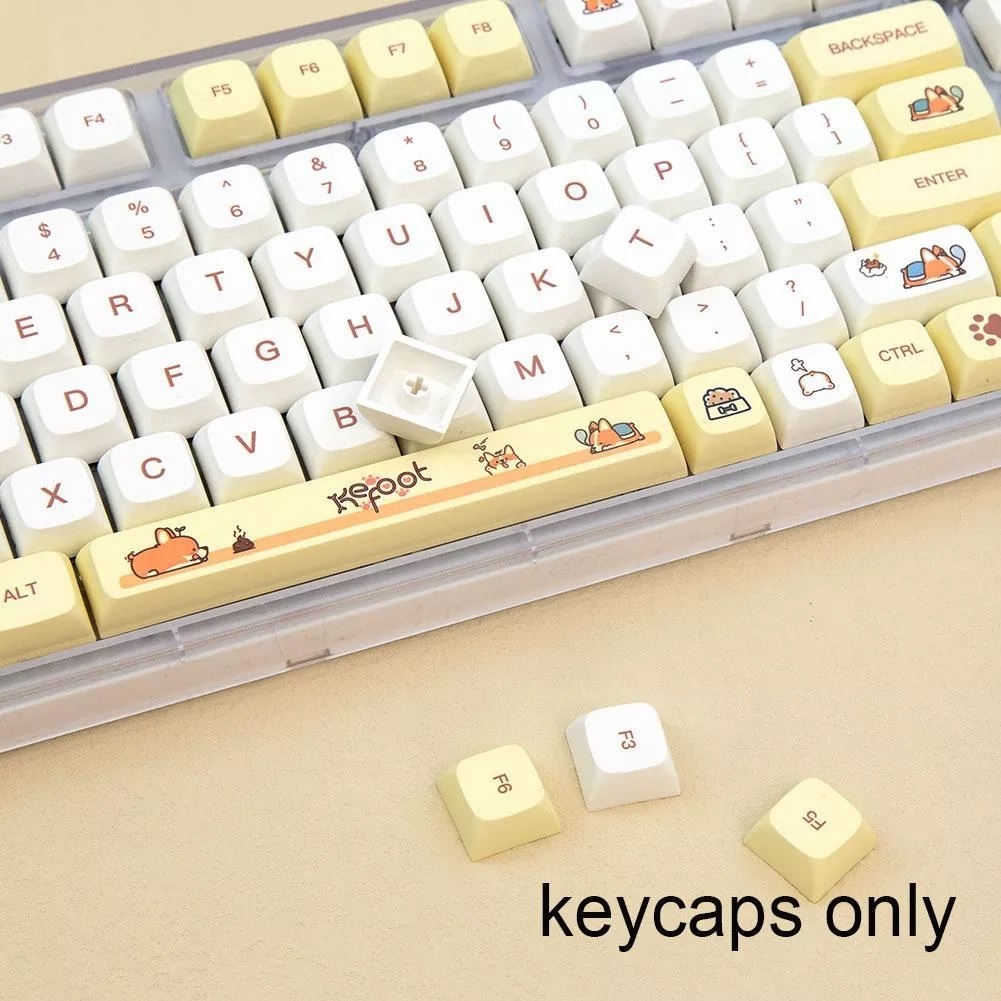 CORGI XDA 138 nút bàn phím cơ Thick PBT
