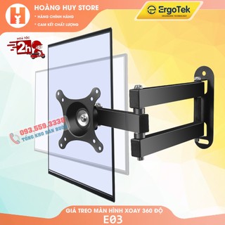 Giá Treo Màn Hình Máy Tính Gắn Tường ErgoTek E03 14 - 32 Inch - Tay Treo Màn Hình Xoay 360 Độ [ Cao Cấp Hơn S32 ]