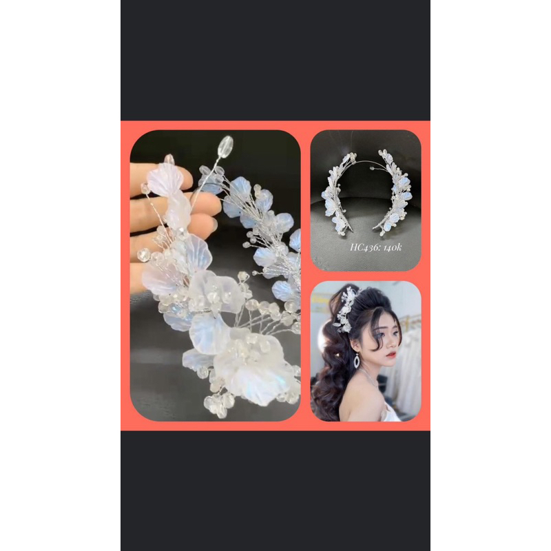 Bộ cài tóc cô dâu