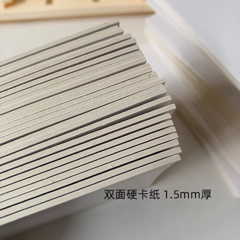 Set 10c Bìa lạnh giấy Fomex trắng 1.5mm gói card size A7