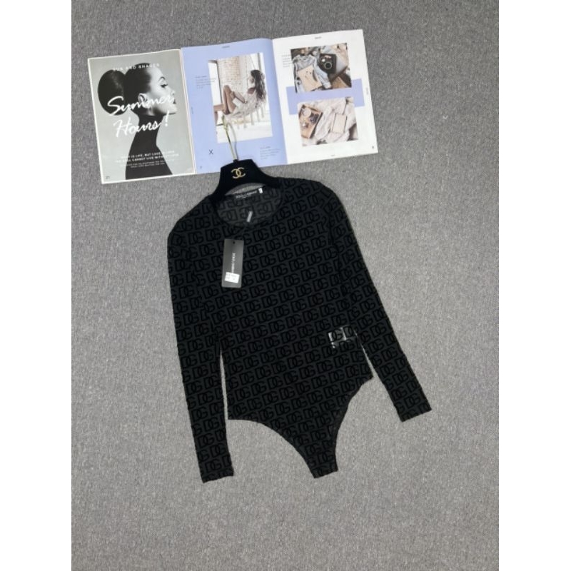 Áo body suit chữ hàng QCL1