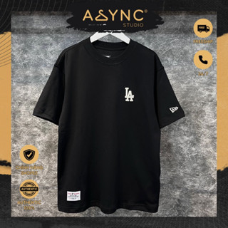 (Auth) Áo Thun New Era Logo LA Thêu Basic Màu Đen CODE: 13781152 - Async Studio