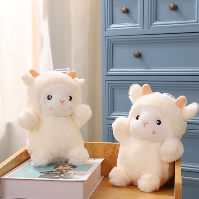 Gấu Bông - Cừu bông trắng lông xù cao cấp - Gấu bông cừu trắng