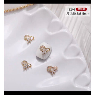 Charm nơ cao cấp m74 set 4 viên