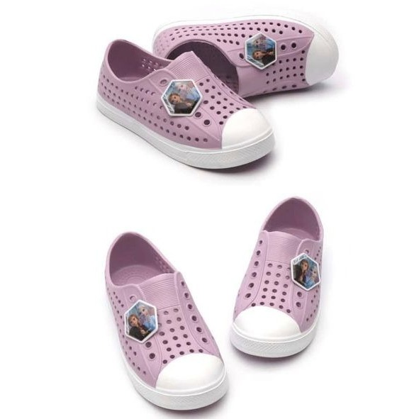 Giày trainer nhựa đục lỗ siêu nhẹ Elsa Spiderman_hàng chính hãng Hàn Quốc