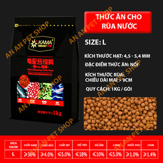1 KG/ 500 Gram | Cám KAMA Đỏ, Cám Rùa KAMA Xanh, Thức ăn Rùa Nước (Nguyên Seal)
