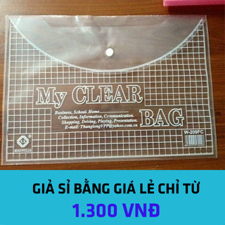 [Combo 50 - 25 - 20 - 15 - 10] - Bìa Nút Đựng Tài Liệu Văn Phòng My clear