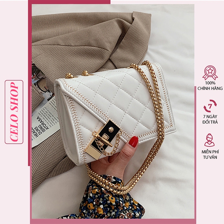 Túi xách nữ mini đeo chéo dây xích Celo Shop đi tiệc sang chảnh thời trang quảng châu cao cấp