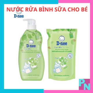 Nước rửa bình sữa cho bé nước rửa bình sữa Dnee nước súc bình sữa Dnee chai 600ml bịch 550ml xuất xứ Thái Lan