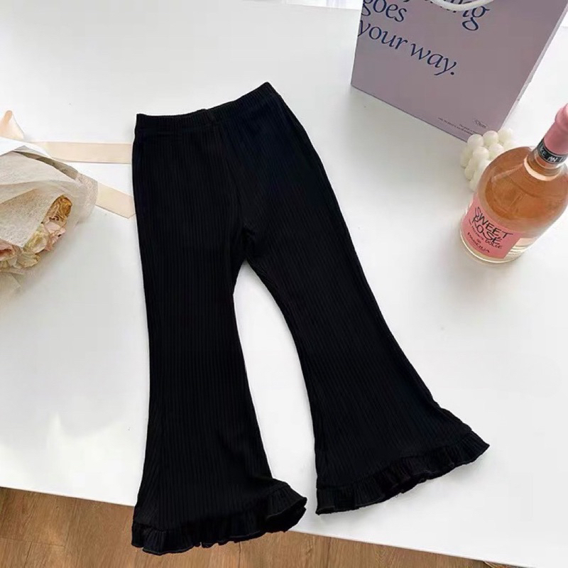 Quần legging cho bé, quần legging tăm ống loe cho bé 10-32kg