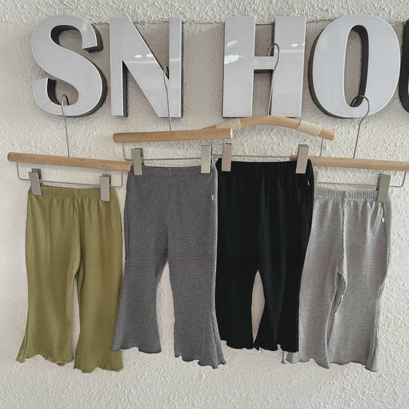 Quần legging cho bé, quần legging tăm ống loe cho bé 10-32kg