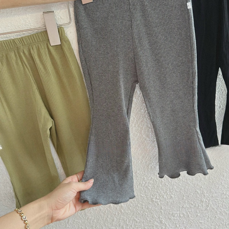 Quần legging cho bé, quần legging tăm ống loe cho bé 10-32kg