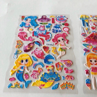 sticker dán nổi thời trang công chúa