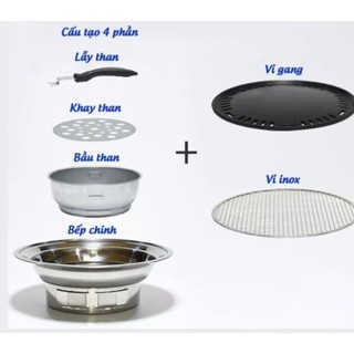 Bếp nướng than âm bàn