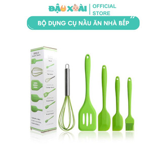 Bộ dụng cụ nhà bếp 5 món silicon cao cấp