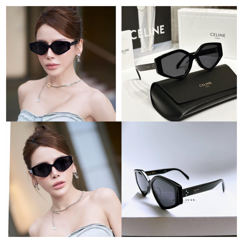 [KÍNH CÓ SẴN] kính celin mắt vát trẻ trung