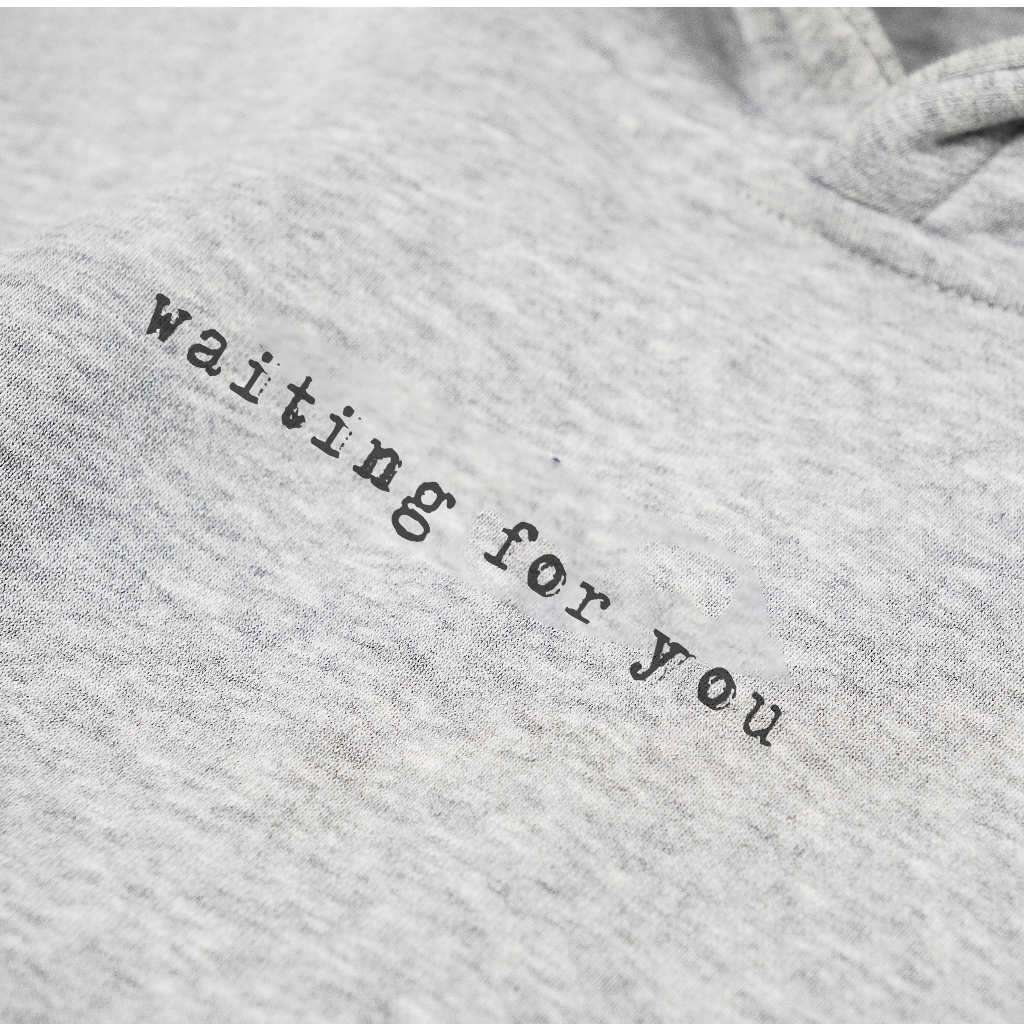 Áo Hoodie Form Rộng Frozen Waiting For You Nỉ Bông Unisex Local Brand