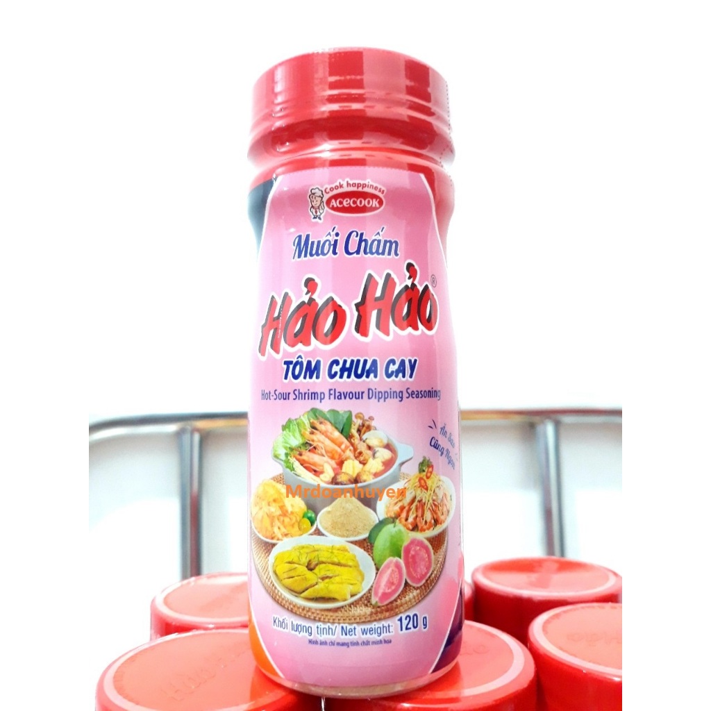 Lốc 6 Hũ 120gr Muối Hảo Hảo Acecook Chấm Hoa Quả