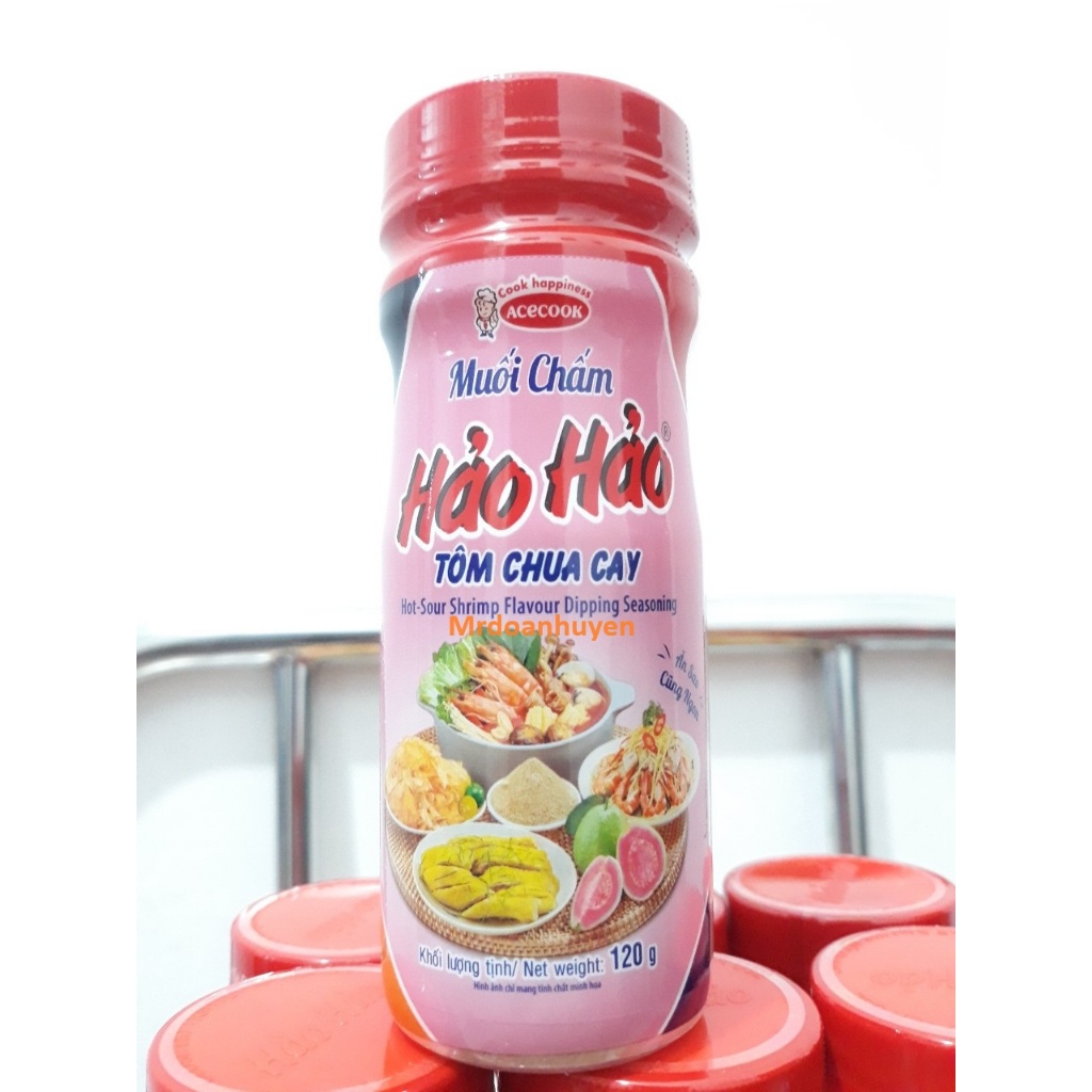 Lốc 6 Hũ 120gr Muối Hảo Hảo Acecook Chấm Hoa Quả