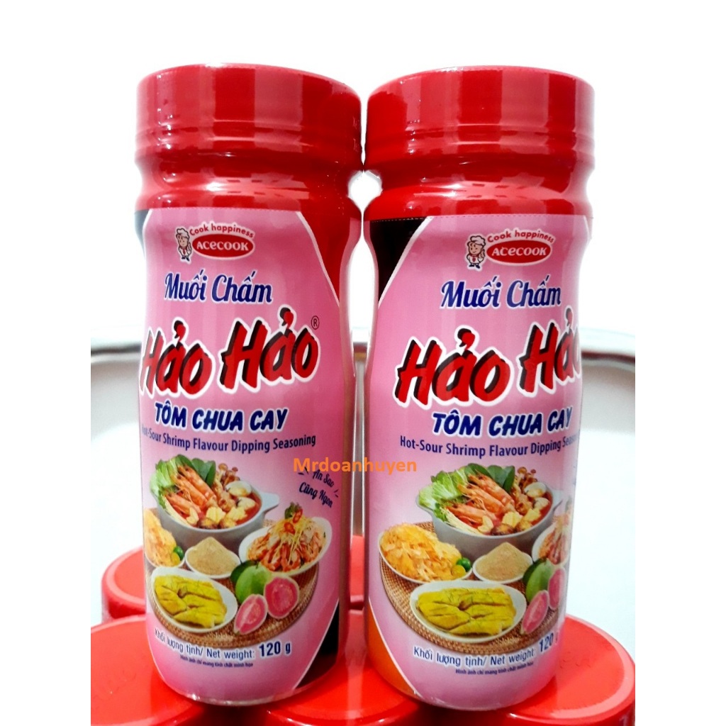 Lốc 6 Hũ 120gr Muối Hảo Hảo Acecook Chấm Hoa Quả