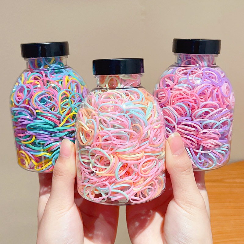 Bình 1000 Thun Cột Tóc, Chun Buộc Tóc Cho Bé - Thun Tóc Nhiều Màu Cho Bé