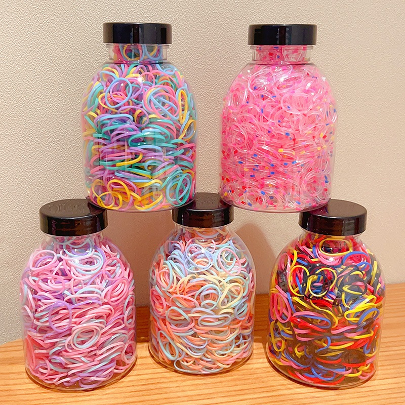 Bình 1000 Thun Cột Tóc, Chun Buộc Tóc Cho Bé - Thun Tóc Nhiều Màu Cho Bé