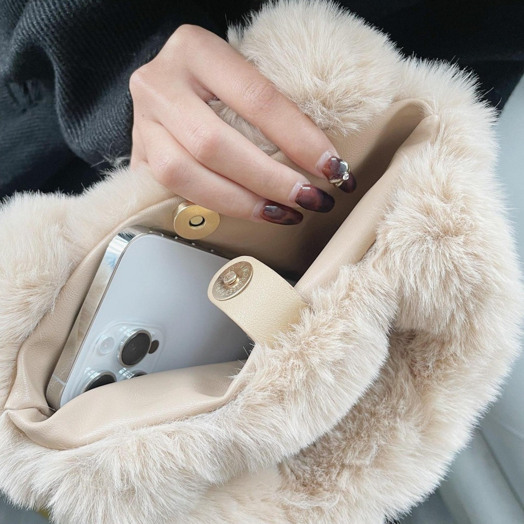 Disney túi xách da hình chuột mickey nhồi bông đáng yêu thời trang thu đông_N09