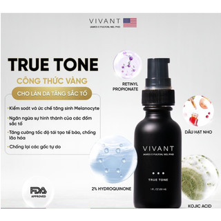   date 3 2026  Serum True Tone RX Vivant trắng sáng da ngăn hình thành nám- 30ML 