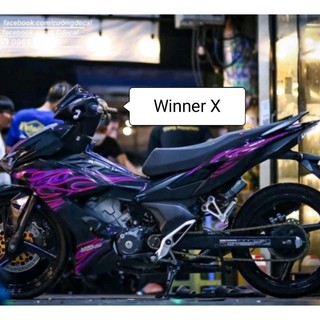 Tem Rời Honda Winner X Lửa Tím Đen 2023