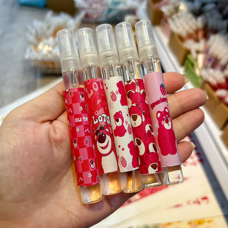 Nước hoa xịt thơm gấu dâu chiết 10ml mùi dâu tây mùi trái cây