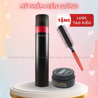 Combo Gôm Sáp Vuốt Tóc Nam Variety Và Luxuriuos-Tặng Lược