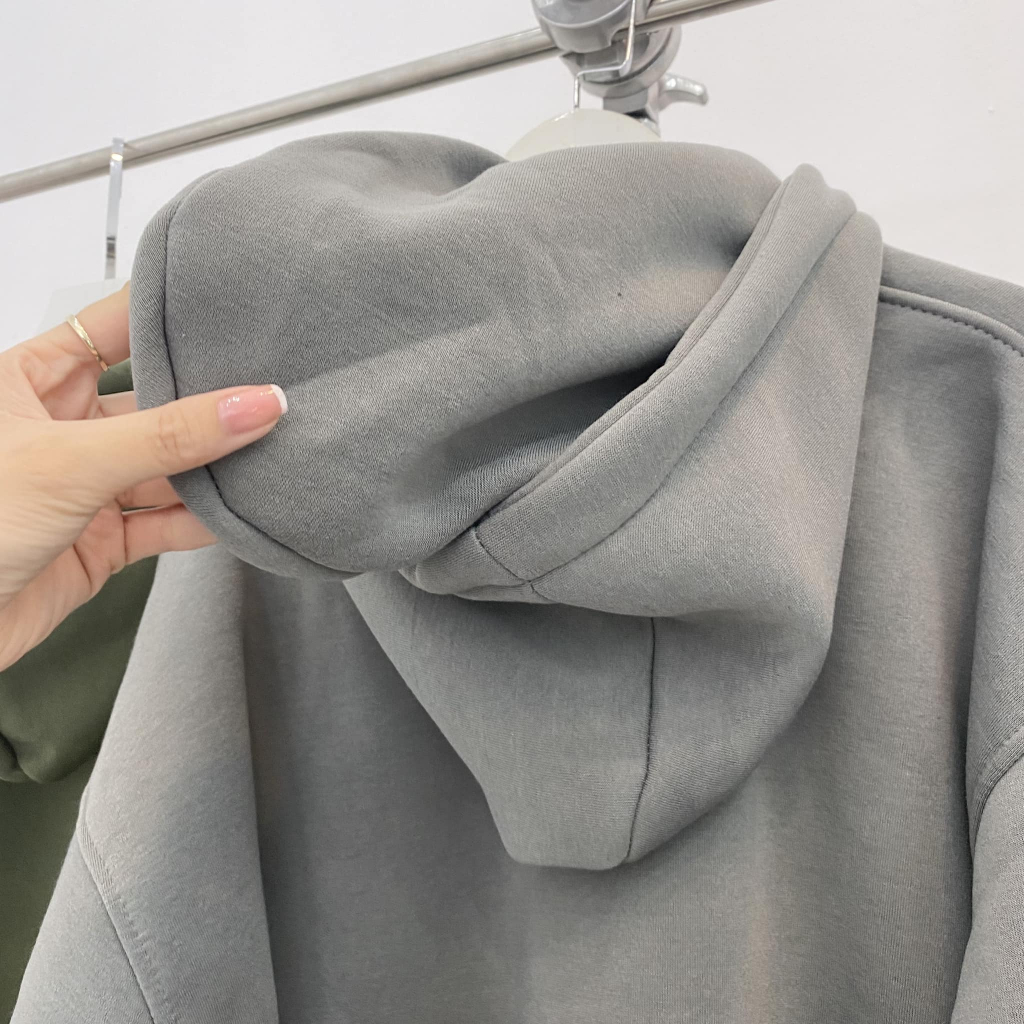 Hoodie nỉ thêu hD form rộng unisex - N.E.K.K