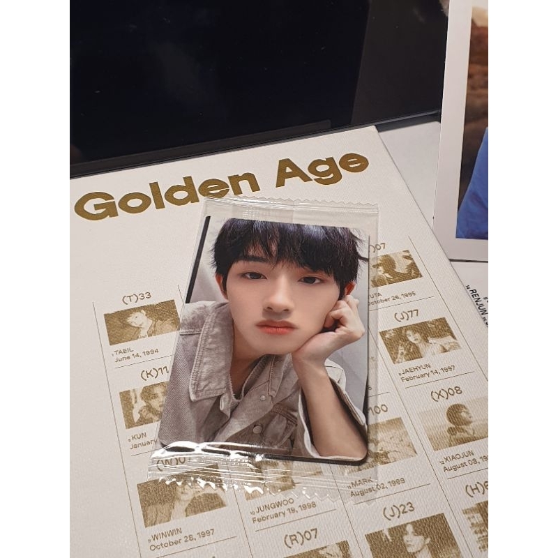 Ảnh thẻ bo góc Jaehyun NCT Golden Age archiving, Winwin Pob