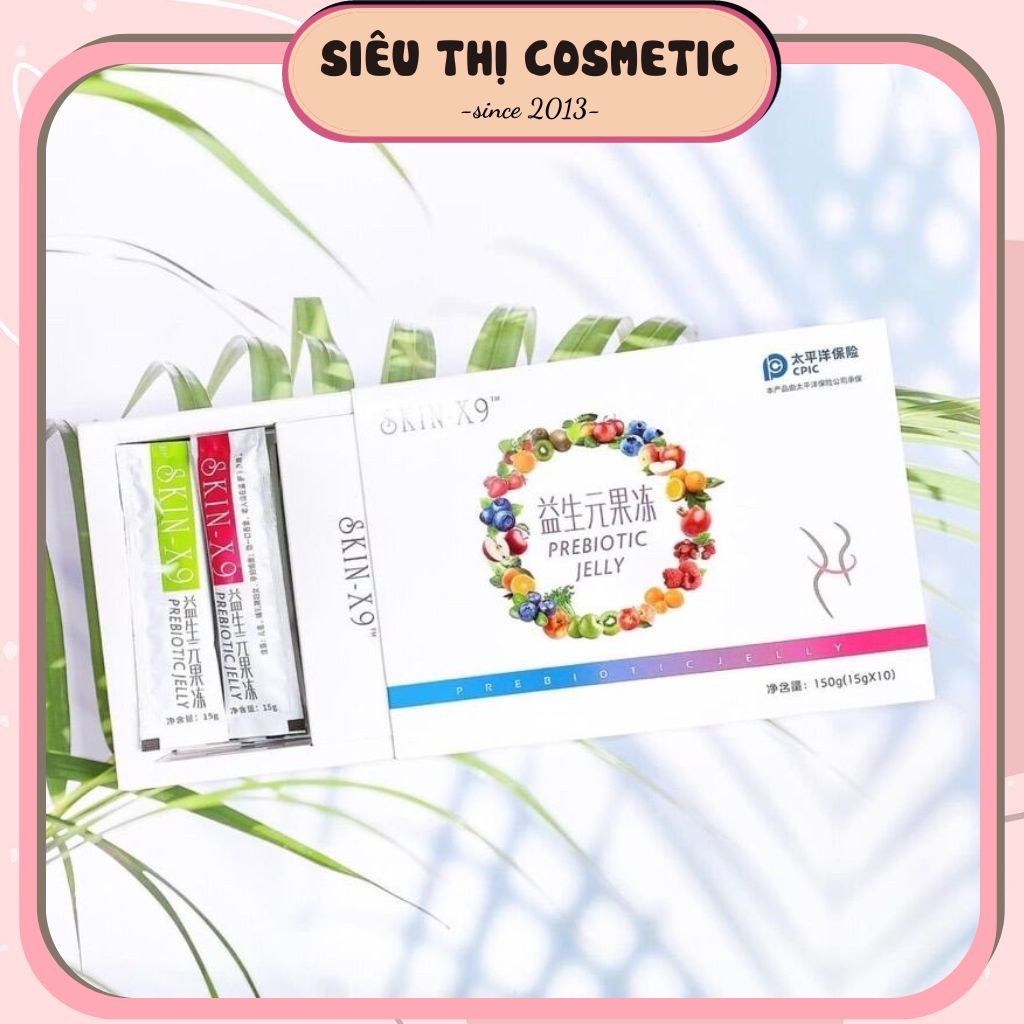 THẠCH GIẢM SKIN X9 - THẠCH THẢI MỠ HỘP 10 gói