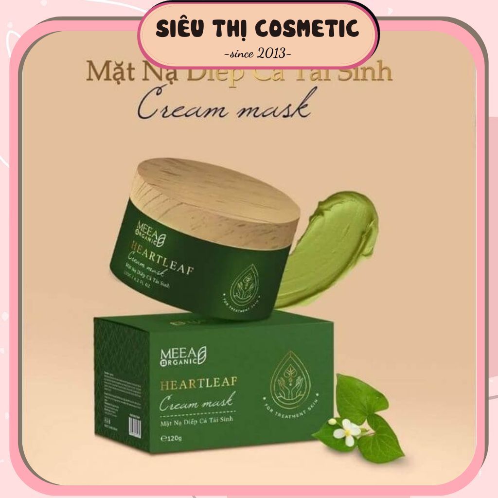 Mặt Nạ Diếp Cá Tái Sinh Meea Organic Dưỡng Da, Thải Độc, Giảm Mụn
