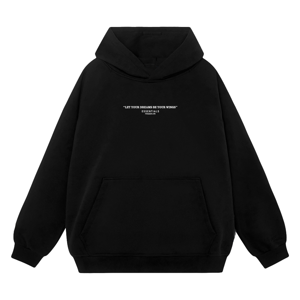 Áo Hoodie Form Rộng Frozen Esential Nỉ Bông Unisex Local Brand