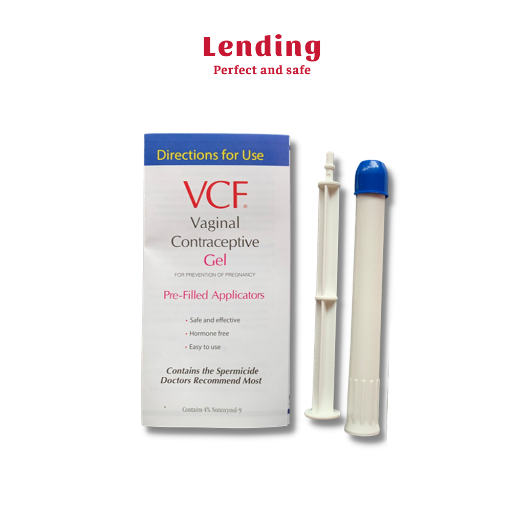 Gel tránh thai VCF chính hãng Mỹ chất lượng, gel diệt tinh trùng VCF giúp tránh thai hiệu quả bán lẻ 01 que