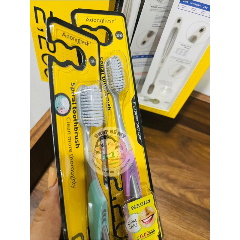 Bàn Chải Đánh Răng Lông Xoắn Siêu Nhỏ Adongfresh No.3389
