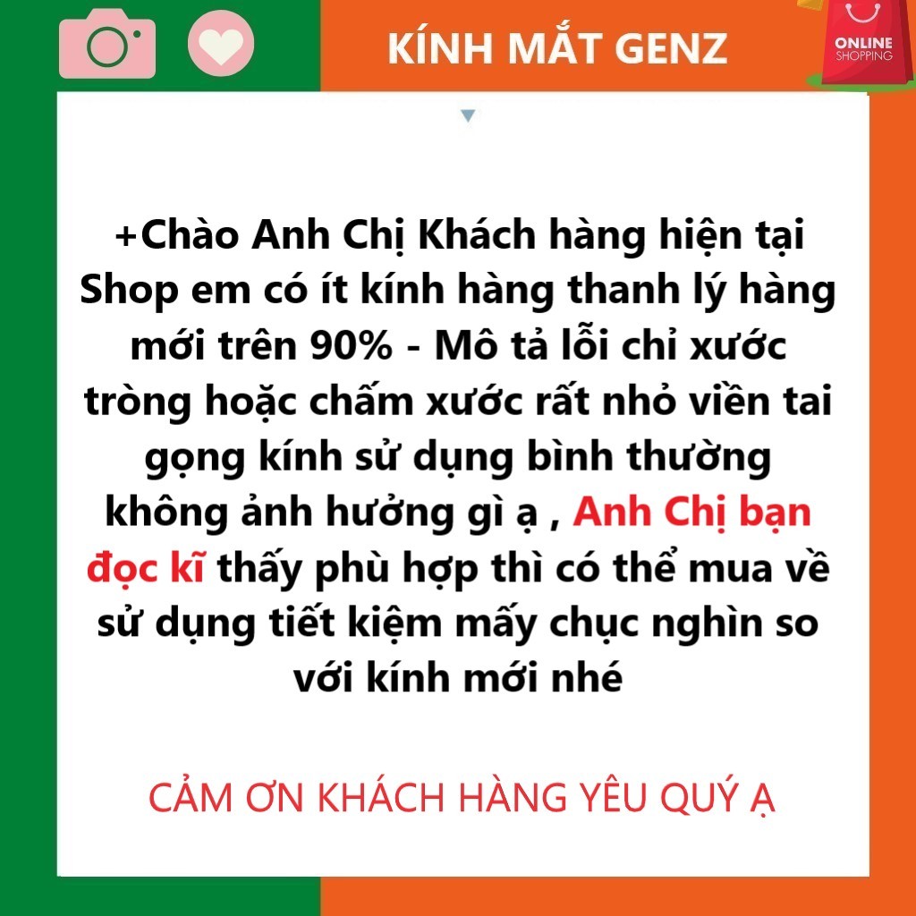 Gọng kính cận Thanh lý lỗi Xước nhỏ NSX nam nữ chrome heart cao cấp THANH LÝ 2275