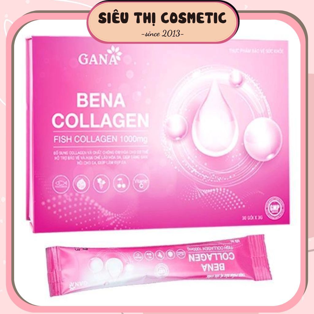 Bena collagen chính hãng giúp da trắng sáng căng bóng mịn màng