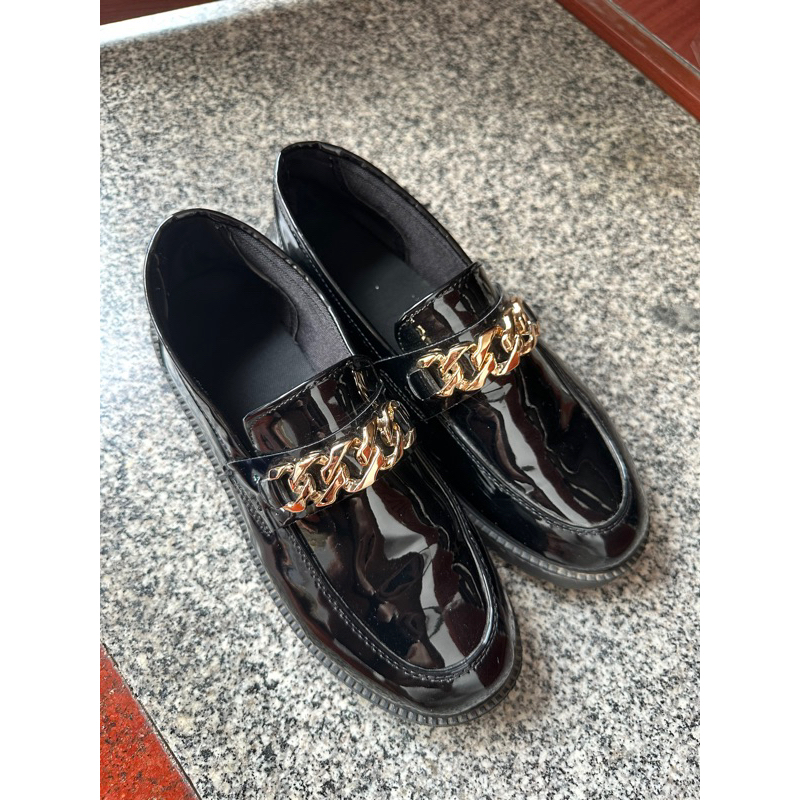 Giày oxford nữ màu đen