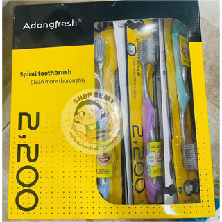 Hộp 30 chiếc bàn chải đánh răng lông xoắn siêu nhỏ adongfresh no.3389