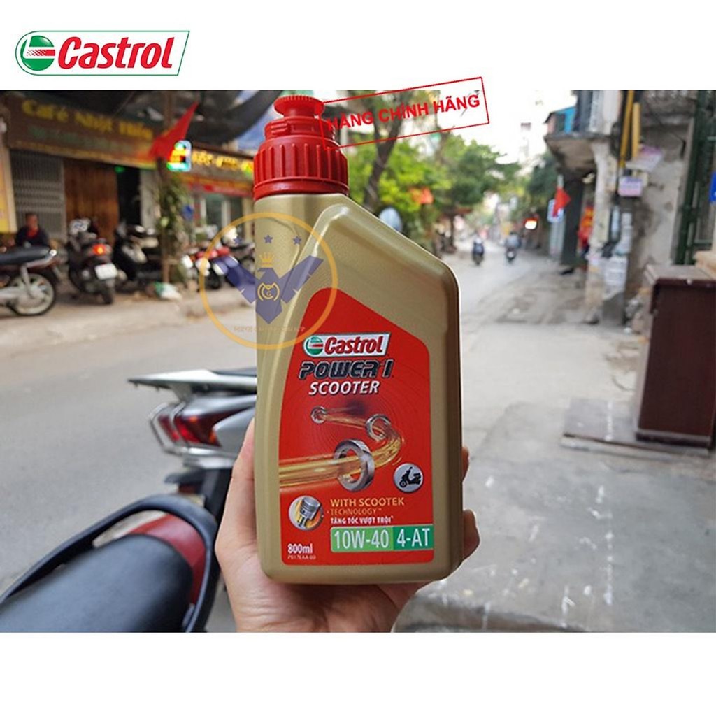Nhớt dành cho xe tay ga Castrol Power-1 Scooter 10W40 4T