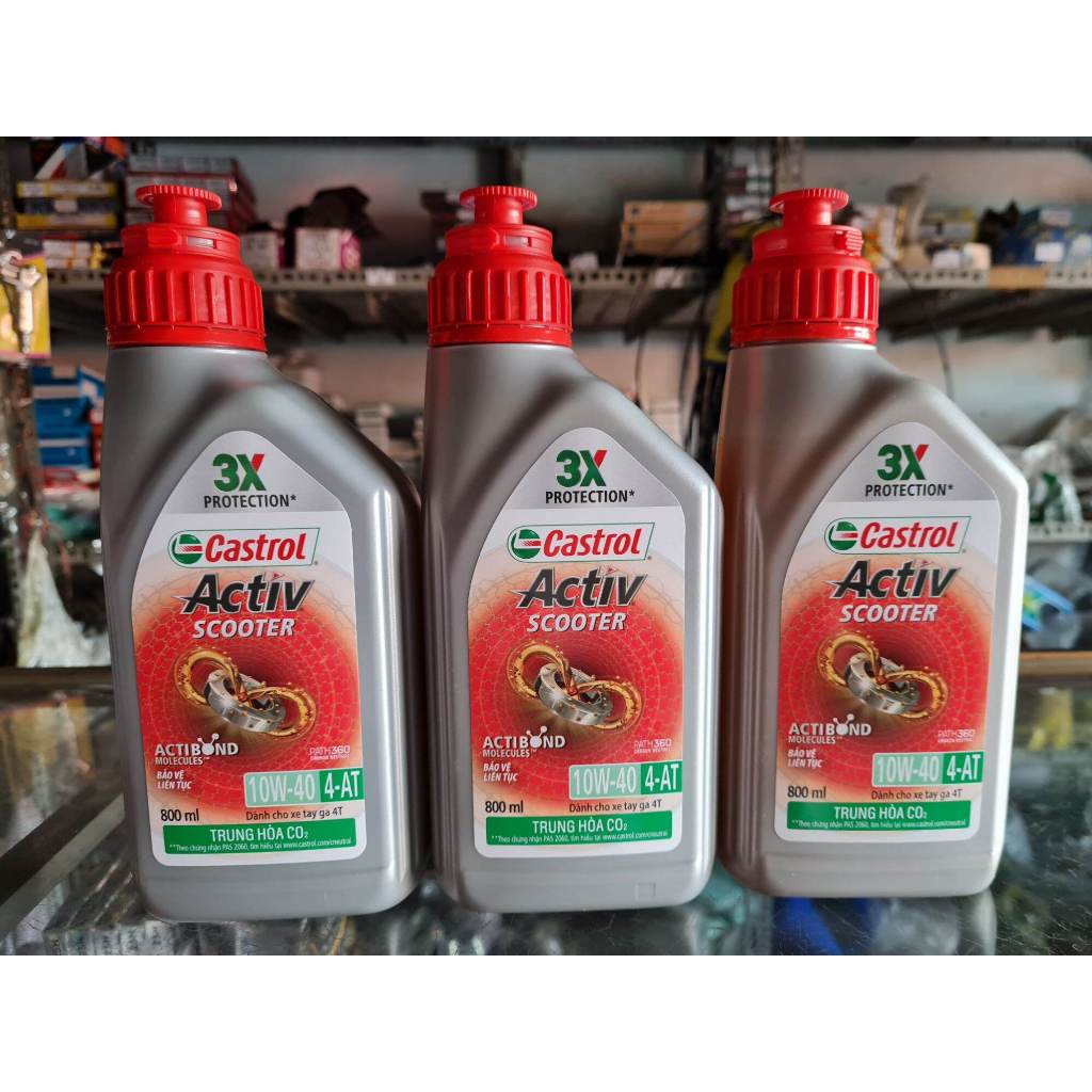 Dầu nhớt xe tay ga Castrol Activ Scooter 10W40 4T