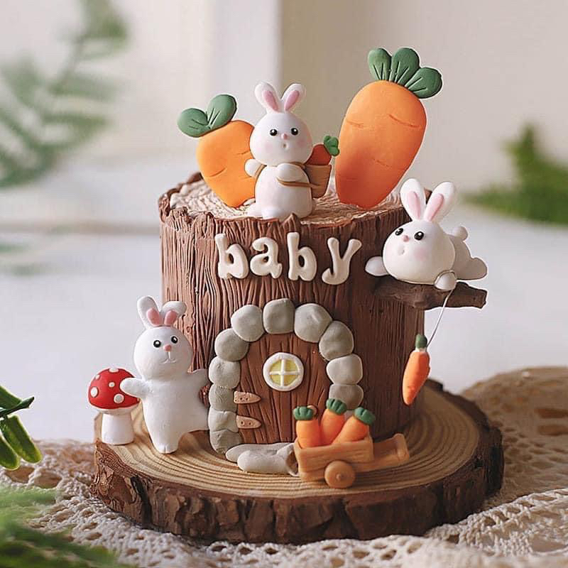 Kẹo đường trắng đa dụng nặn fondant, tạo hình trang trí bánh Gumpaste