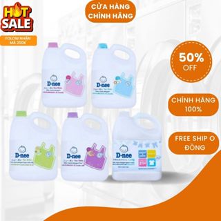 Nước giặt Dnee Chính hãng thái có tem Đại Thịnh 3000ml cho bé  màu tím