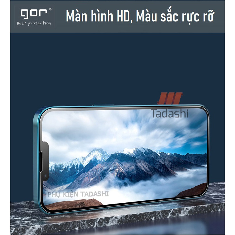 Kính Cường Lực Gor Xiaomi 11T/ 11T Pro, Mi 10T/ 10T Pro/ 10T Lite, Xiaomi 12T/ 12T Pro Trong Suốt 9H Vát 2.5D - Hãng GOR