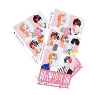 Hộp ảnh postcard 180 ảnh Kpop, postcard BTS, black pink, wanna one, got7, exo.