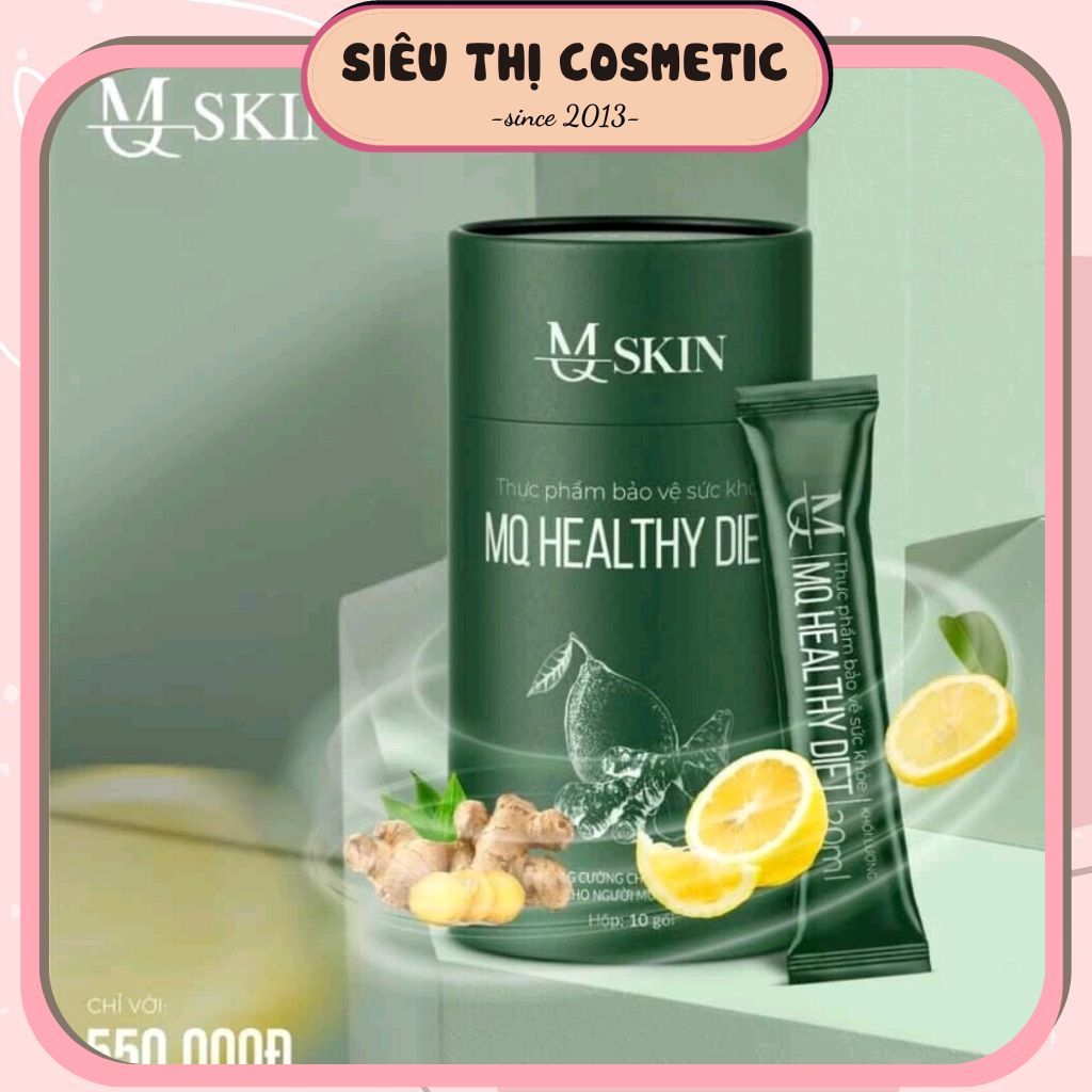 Thạch giảm cân MQ SKIN CHANH GỪNG MQ HEALTHY DIET hộp 10 gói